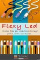 Cavo FLexy LED  Cavo flessibile in gomma anti nodo da 100 cm con led  Fast Charge compatibile  Disponibile in 4 colori per Type-C, Lightning, MicroUSB.